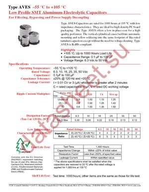 AVES106M35C12T-F datasheet  